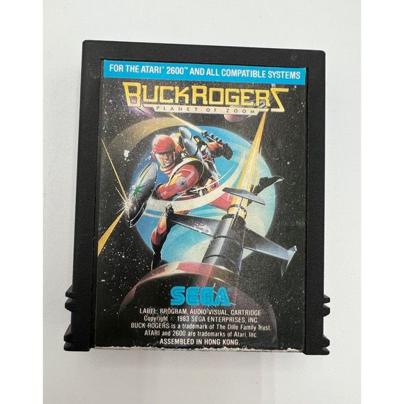 Sega‎ 2 Game Lot - BuckRogers Planet of Zoom and TacScan - Picture 2 of 8